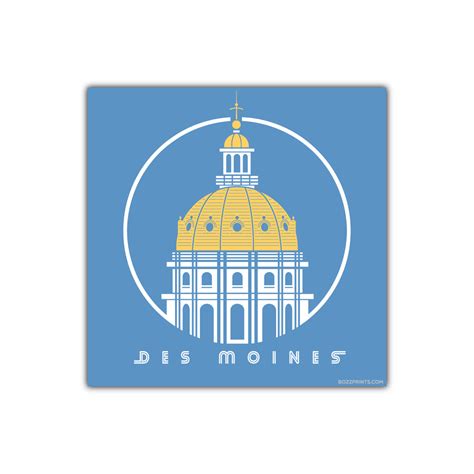 Des Moines Capitol Icon Bozz Prints