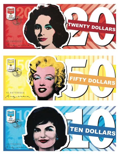 Andy Warhol themed currency - Adobe Illustrator/Photoshop Comic Books ...