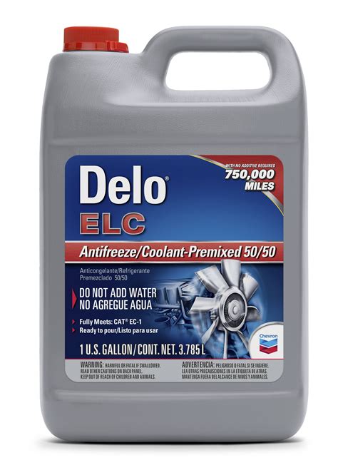 Chevron Delo ELC Antifreeze And Coolant Premixed 50 50 1gallon