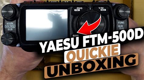 Yaesu FTM 500D Unboxing YouTube