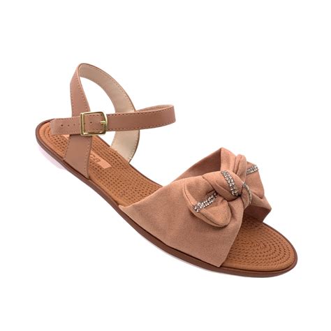 Sandalia Laço Moleca Feminina 529745825761 Nude Bege