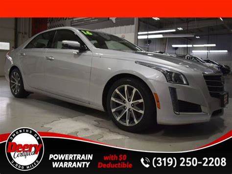 Used 2016 Cadillac CTS 2 0L Turbo Luxury Radiant Silver Metallic For