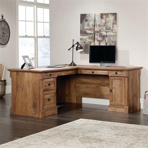 Gracie Oaks L Shape Executive Desk Reviews Wayfair