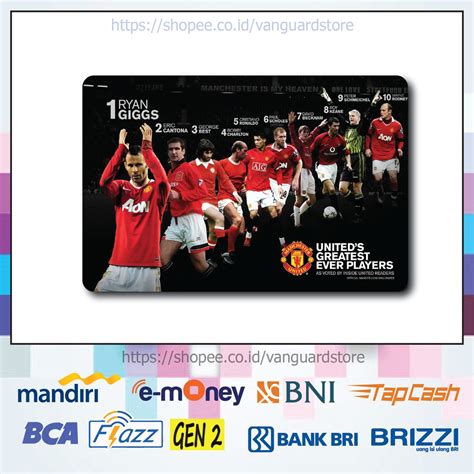 Jual KARTU E MONEY E TOLL MANCHESTER UNITED CLUB BOLA 25 EMONEY MANDIRI