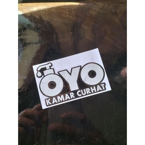 Jual STIKER CUTTING VIRAL OYO CURHAT Shopee Indonesia