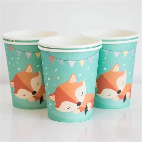 Vaso De Polipapel Zorrito X Unidades Cotill N Party Expres