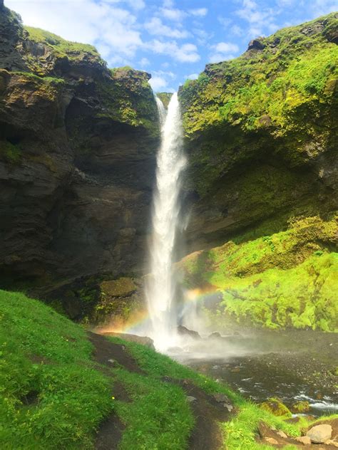 Islândia Cachoeira Kvernufoss Foto gratuita no Pixabay Pixabay