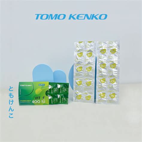 Jual Tomo Kenko Combo Vitamin D3 1000 Iu Strip And Vitamin E Kemasan