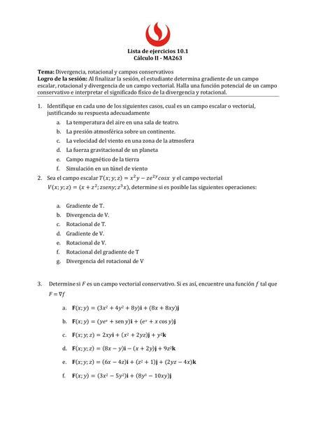 Sesión 101 Lista de ejercicios 1 Luz Huingo uDocz