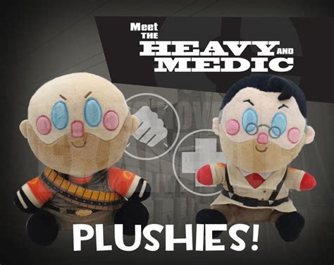 Team Fortress 2 Heavy and Medic Plushie Bundle - Etsy