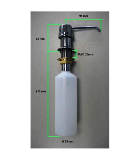 Dispensador de jabón Teka para fregadero Canarias