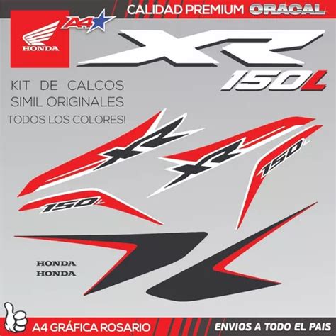 Calcos Honda Xr Calcos Simil Originales