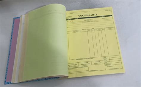 Rectangular Printed Invoice Book Print Size A At Rs Piece In