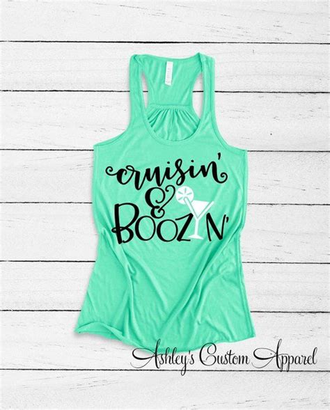 Cruise Shirts Cruisin And Boozin Funny Cruise Shirts Cruise Drinking Shirt Cruise Tank Tops