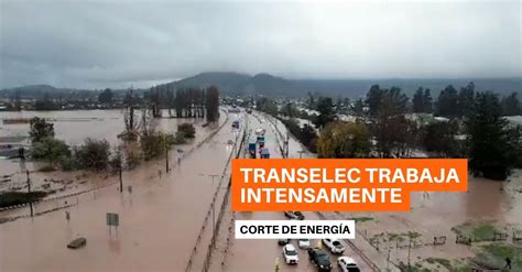 Transelec trabaja intensamente para reparar estructura en línea de alta