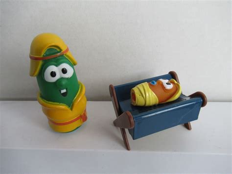 Big Idea Veggie Tales Larry Cucumber Noah S Ark Baby Jesus Nativity