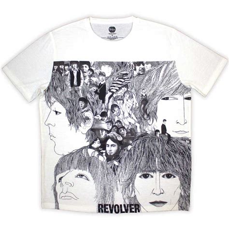 The Beatles Unisex Sublimation T Shirt Revolver Wholesale Only And Official Licensed