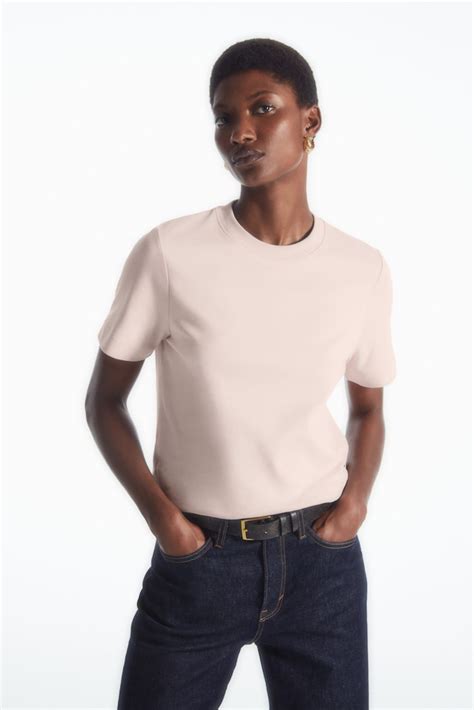 Clean Cut T Shirt Dusty Pink