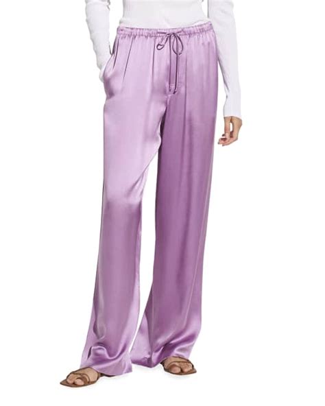 Vince Satin Pajama Pants Neiman Marcus