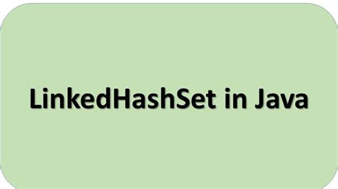 LinkedHashSet In Java Java Home Decor Home Decor Decals