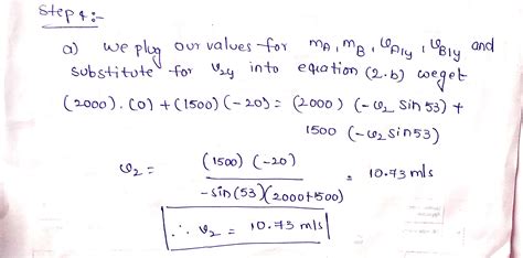 Solved Two Cars Collide At An Intersection Car A With A Mass Of