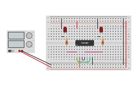 Circuit Design Basic Sr Latch Using Nor Gates Tinkercad