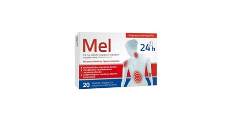 Mel 7,5 mg, 20 tabletek – opinie, skład i cena ️| Apteka Nowa Farmacja