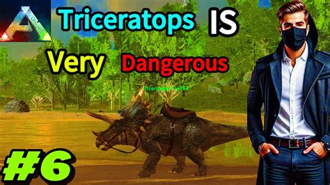 Taming This Triceratops With Trouble Ark Survival Evolved Mobile