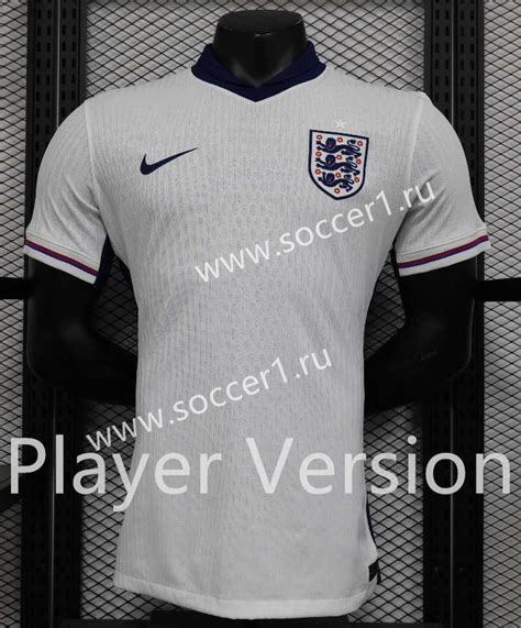 Player Version 2023 24 England Home White Thailand Soccer Jersey AAA