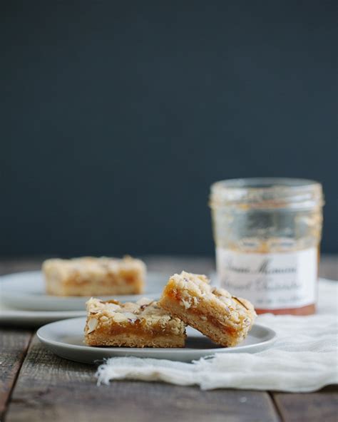 Apricot Almond Shortbread Bars