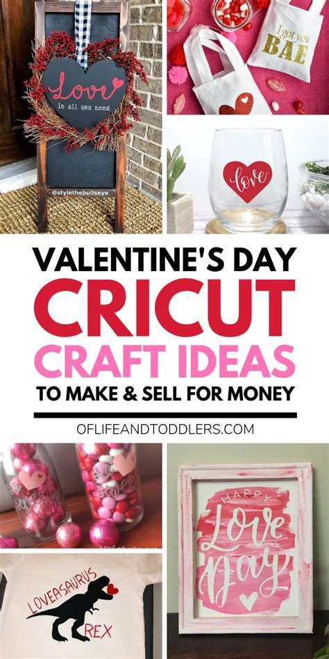 Cricut Valentine S Day Crafts That You Make And Sell For Money Cricut