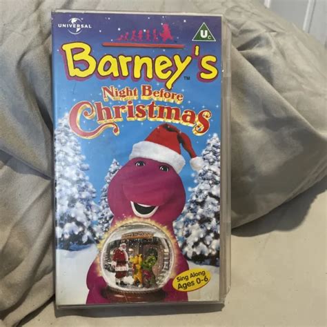 BARNEY S NIGHT BEFORE Christmas VHS S 2001 6 00 PicClick UK