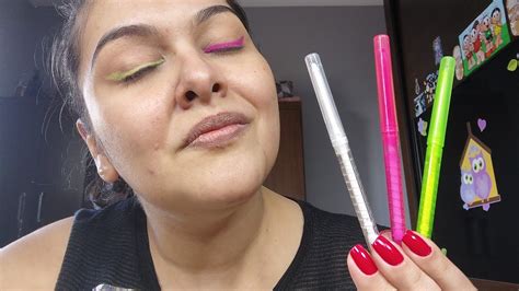 Delineadores Retráteis Avon Color Trend Pink Neon Verde Neon e