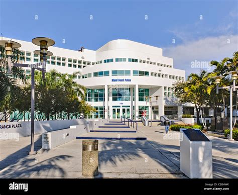 South Beach Police department, Miami Stock Photo - Alamy