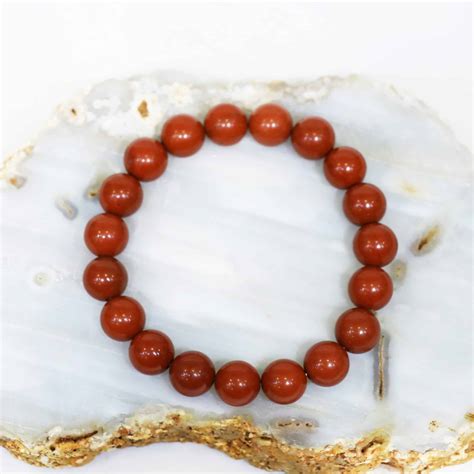 Red Jasper Bracelet Buy Online Red Jasper Crystal Bracelet Shubhanjali