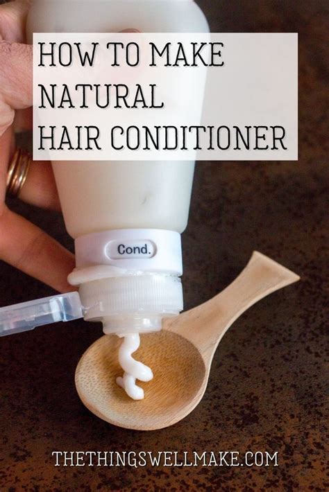 Easy Diy Hair Conditioner For Natural Hair Diy Hair Conditioner