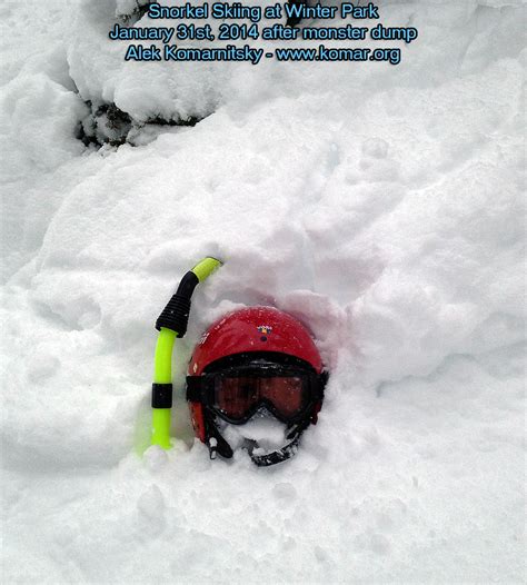 Snorkel Skiing At Winter Park On January 31st 2014