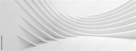 Abstract Wave Background. Minimal White Geometric Wallpaper Stock ...