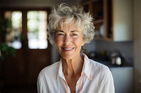 Premium AI Image AI Generated Image Of Mature Senior Woman Inside House High Quality Photo