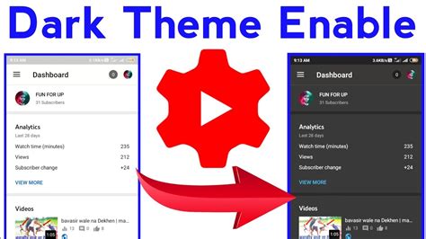 How To Enable Dark Mode On Youtube Studio Ytstudiodark Yt Studio Mein