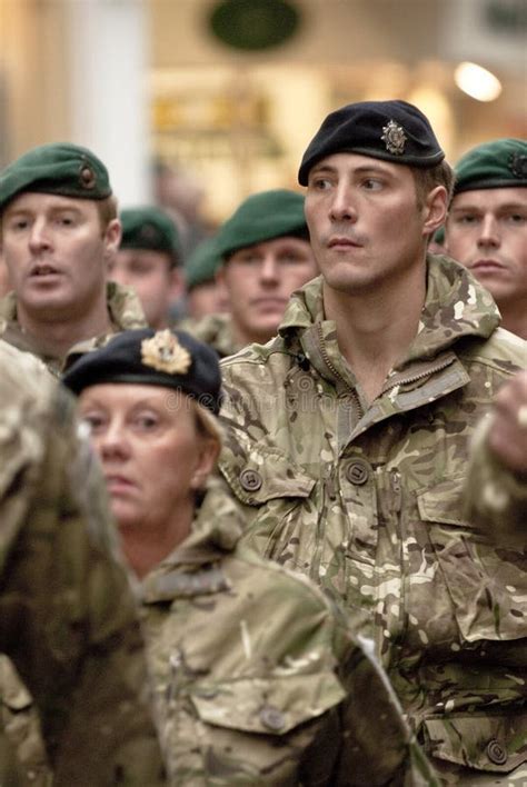 Soldiers from 3 Commando Brigade Marching Editorial Image - Image of ...