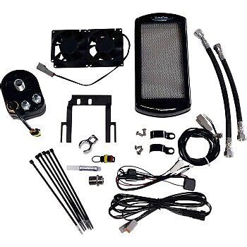 Ultracool St G Black Oil Cooler Kit Harley Davidson Softail Flst