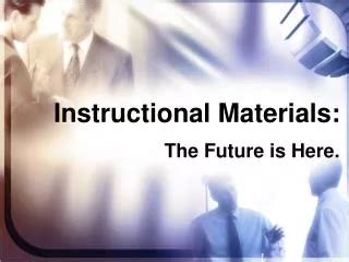 chapter  instructional materials powerpoint