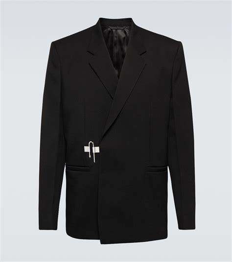 U Lock Wool Jacket In Black Givenchy Mytheresa