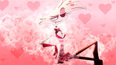 Hazbin Hotel Angel Dust Wallpaper (1080p) by KyoshiFrostWolf on DeviantArt