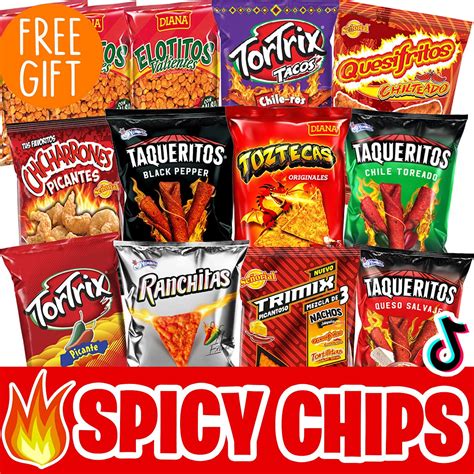 International Hot Chips Variety Pack Free Surprise