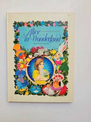 Vintage Alice In Wonderland Pop Up Classic Hardcover Book Random House | #4600693776