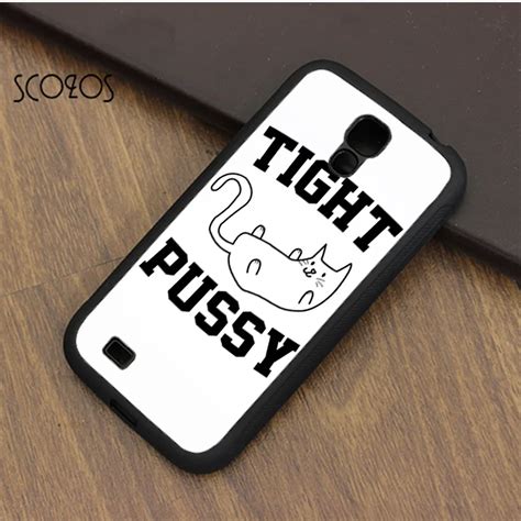 Scozos Tight Pussy Cat Jokes Lover Meme Case Cover For Samsung Galaxy