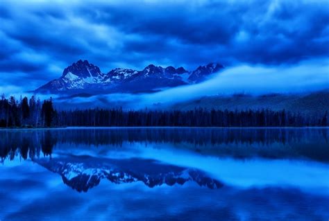 Fondos de pantalla paisaje lago naturaleza reflexión cielo nieve