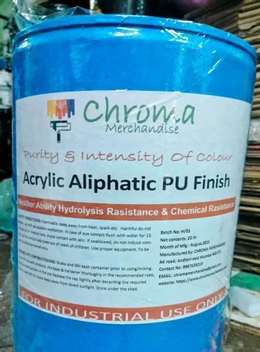 Aliphatic Polyurethane Coating Pu Paint Caoting L At Litre In